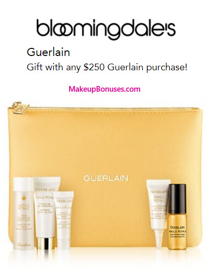 Receive a free 6-pc gift with your $250 Guerlain purchase