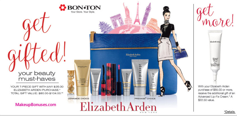 Receive your choice of 7-pc gift with your $35 Elizabeth Arden purchase