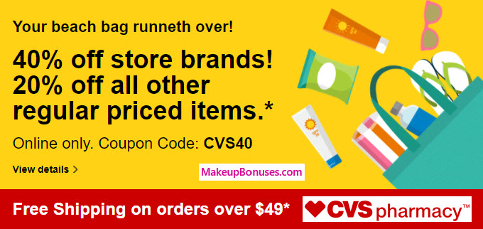 CVS pharmacy Sale - MakeupBonuses.com