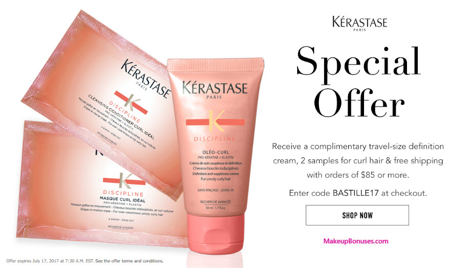 Receive a free 3-pc gift with your $85 Kérastase purchase
