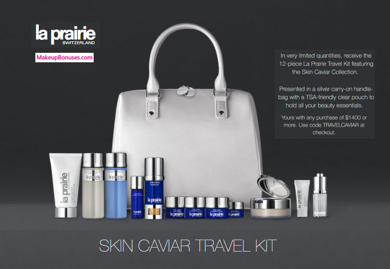 Receive a free 13-pc gift with your $1400 La Prairie purchase