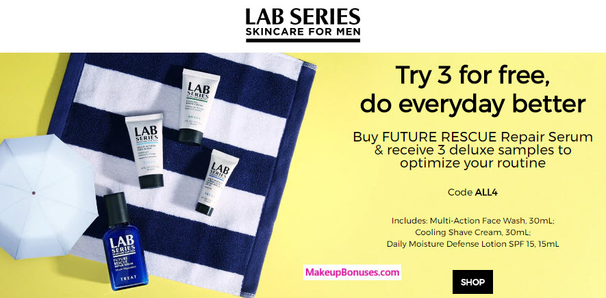 Receive a free 3-pc gift with your FUTURE RESCUE REPAIR SERUM ($60) purchase