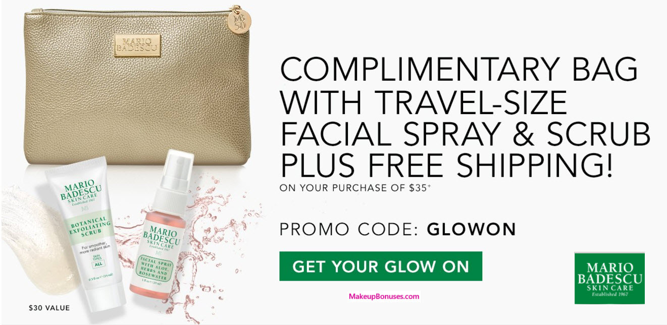 Receive a free 3-pc gift with your $35 Mario Badescu purchase