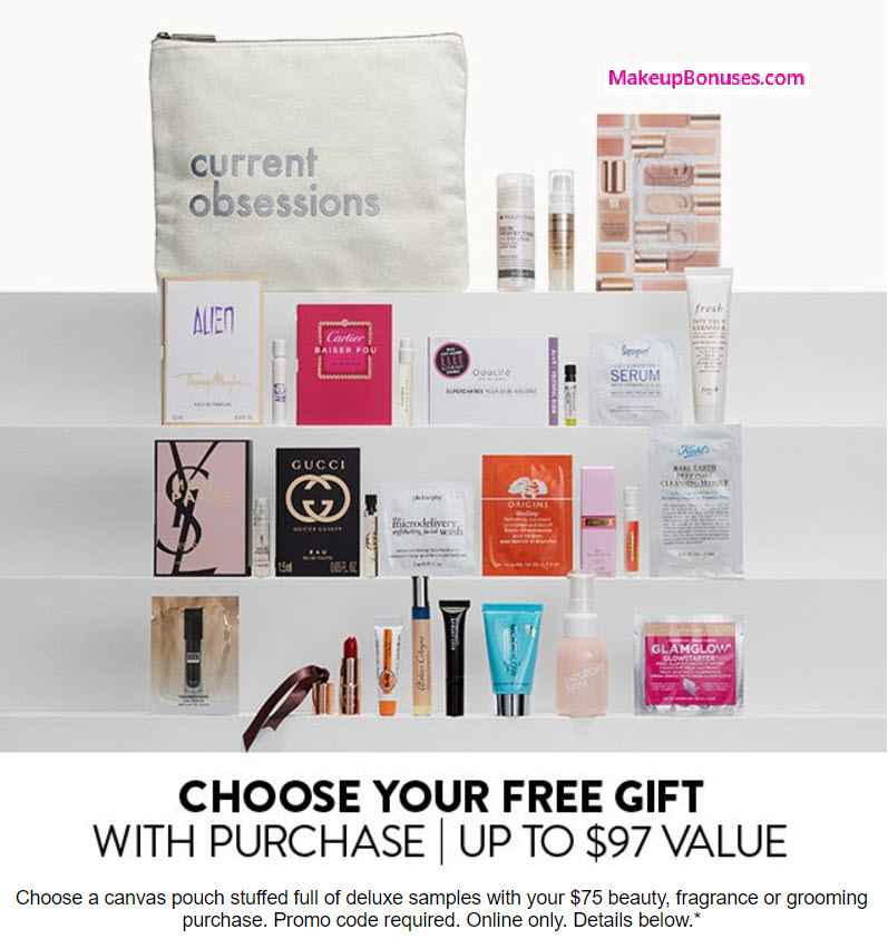 Receive your choice of 24-pc gift with your $75 Multi-Brand purchase