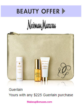 Receive a free 4-pc gift with your $225 Guerlain purchase
