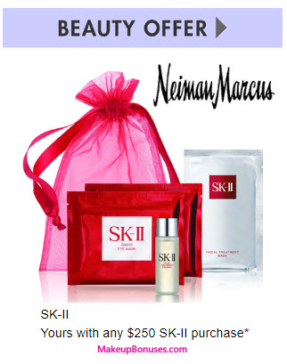 Receive a free 4-pc gift with your $250 SK-II purchase