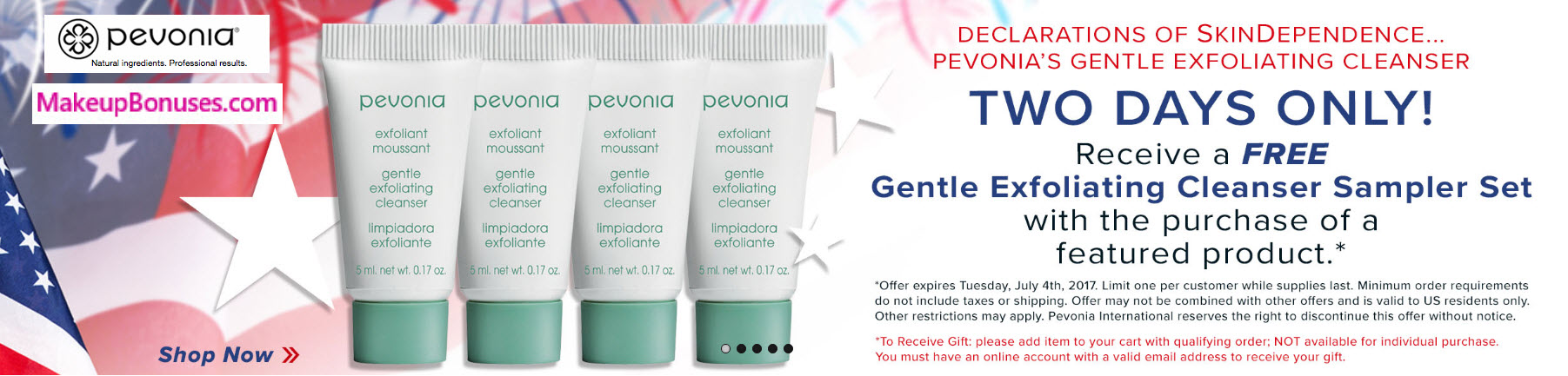 Receive a free 4-pc gift with your featured product purchase