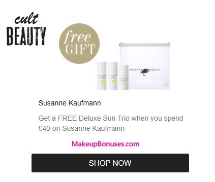 Receive a free 4-pc gift with your ~$52 (40 GBP) purchase