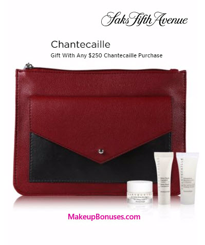 Receive a free 4-pc gift with your $250 Chantecaille purchase