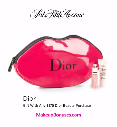 Receive a free 3-pc gift with your $175 Dior Beauty purchase
