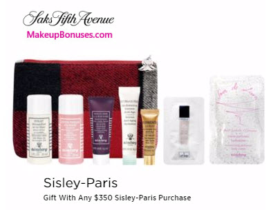 Receive a free 8-pc gift with your $350 Sisley Paris purchase