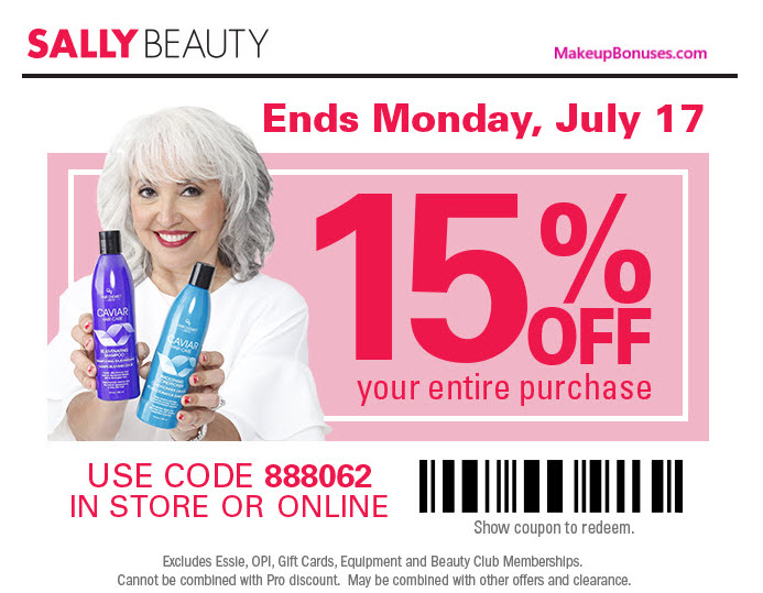 Sally Beauty Sale - MakeupBonuses.com