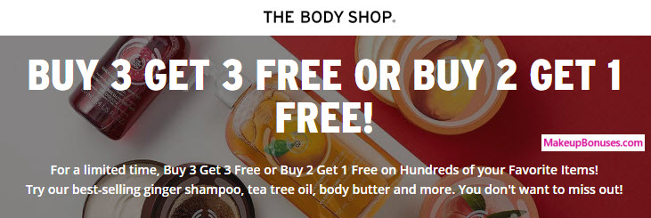 Receive a free 3-pc gift with your 3 Items purchase