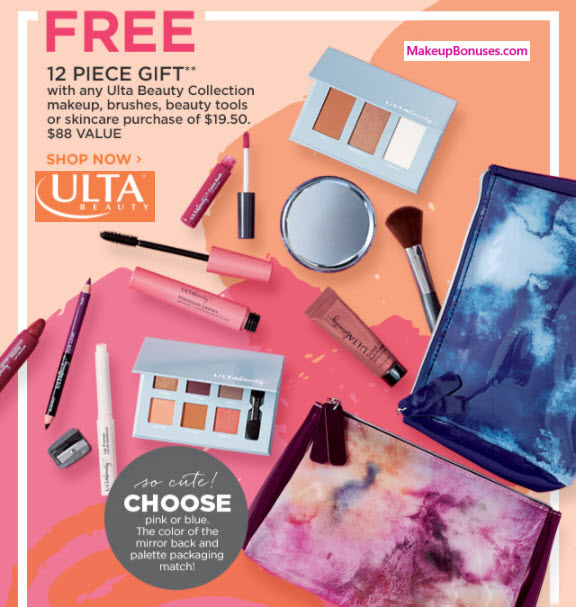 Receive your choice of 12-pc gift with your $19.5 ULTA Beauty purchase