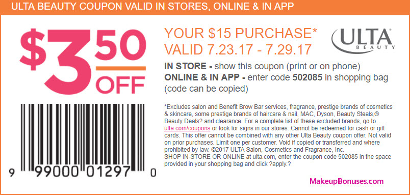 Ulta Sale - MakeupBonuses.com