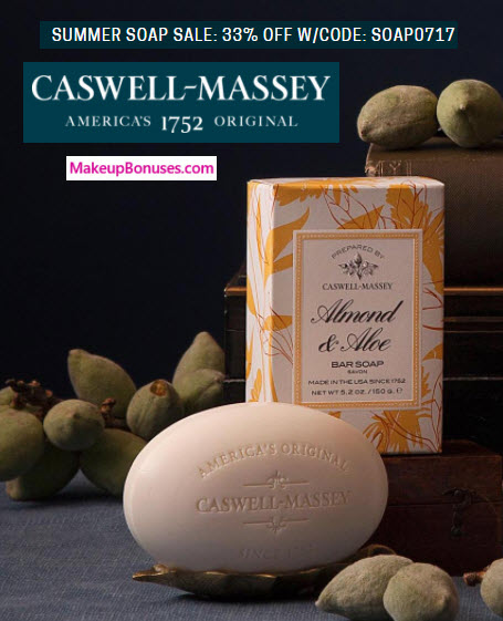 Caswell-Massey 33% Off Soaps - MakeupBonuses.com