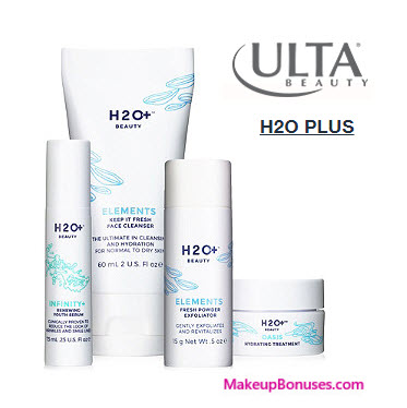 Receive a free 4-pc gift with your $35 H2O+ Beauty purchase