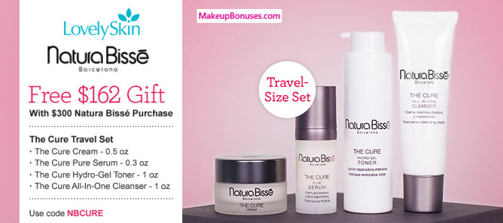 Receive a free 4-pc gift with your $300 Natura Bissé purchase