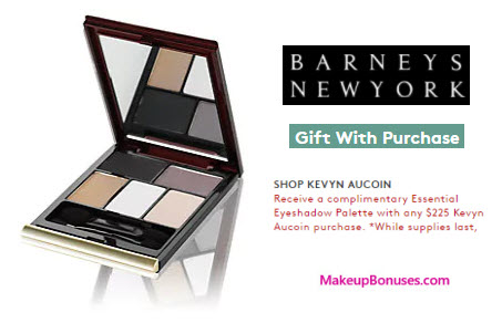 Receive a free 5-pc gift with your $225 Kevyn Aucoin purchase