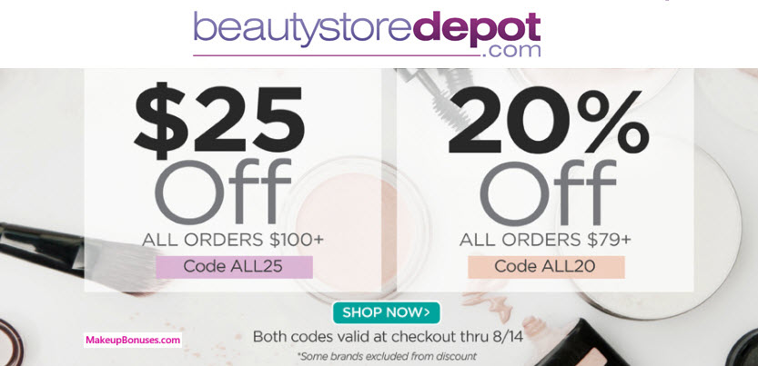 BeautyStoreDepot.com Sale - MakeupBonuses.com