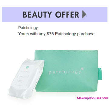 Receive a free 25-pc gift with your $75 Patchology purchase