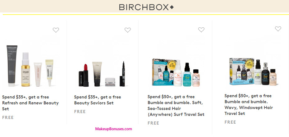 Receive a free 4-pc gift with your $35 Multi-Brand purchase