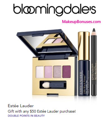 Receive a free 3-pc gift with your $50 Estée Lauder purchase