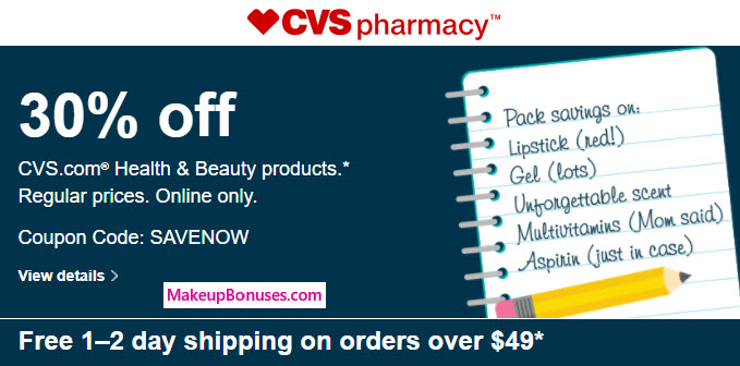 CVS pharmacy Sale - MakeupBonuses.com