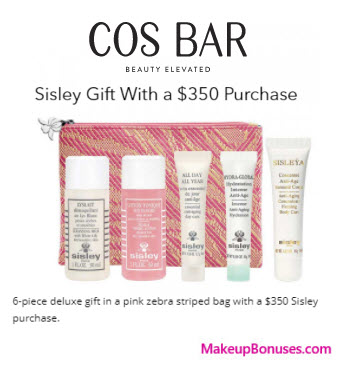 Receive a free 6-pc gift with your $350 Sisley Paris purchase