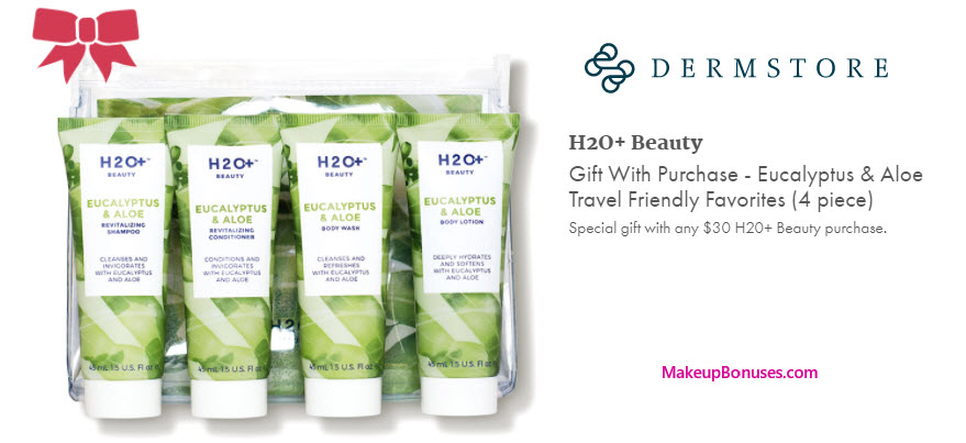 Receive a free 4-pc gift with your $30 H2O+ Beauty purchase