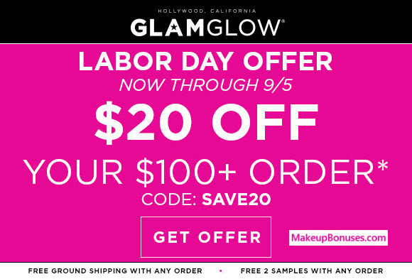 GlamGlow Sale - MakeupBonuses.com