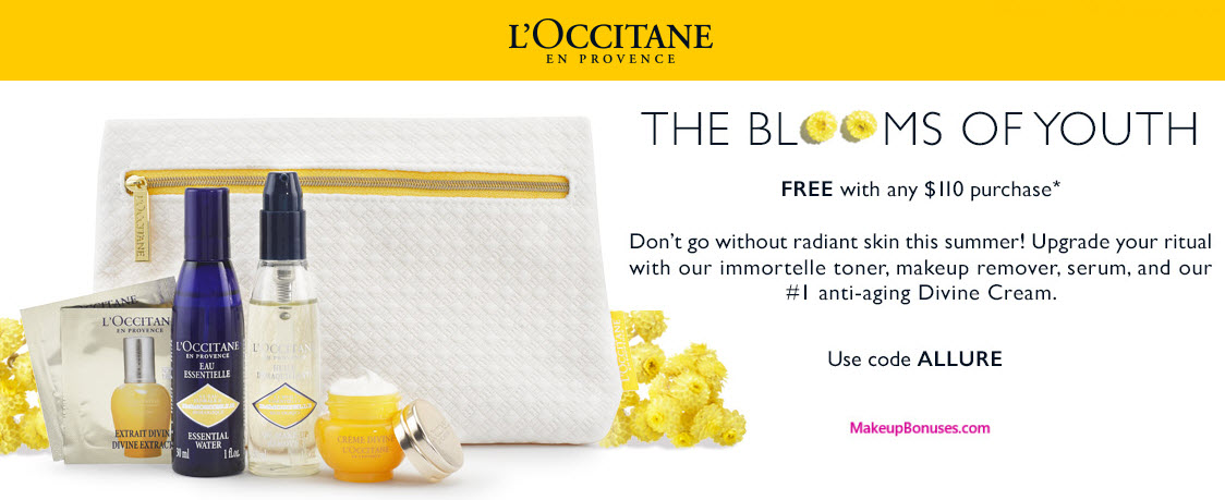 Receive a free 6-pc gift with your $110 L'Occitane purchase