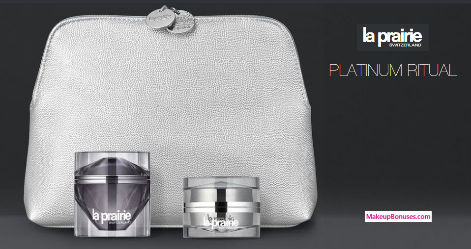 Receive a free 4-pc gift with your $450 La Prairie purchase