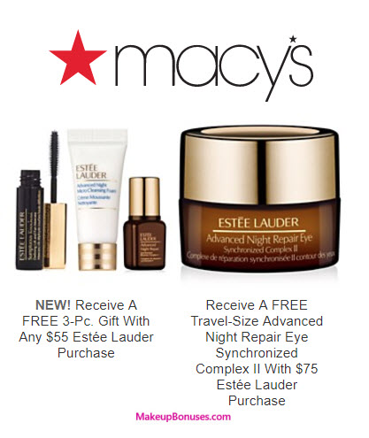 Receive a free 3-pc gift with your $55 Estée Lauder purchase