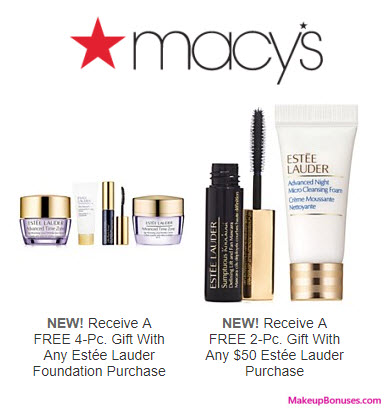 Receive a free 4-pc gift with your Foundation purchase
