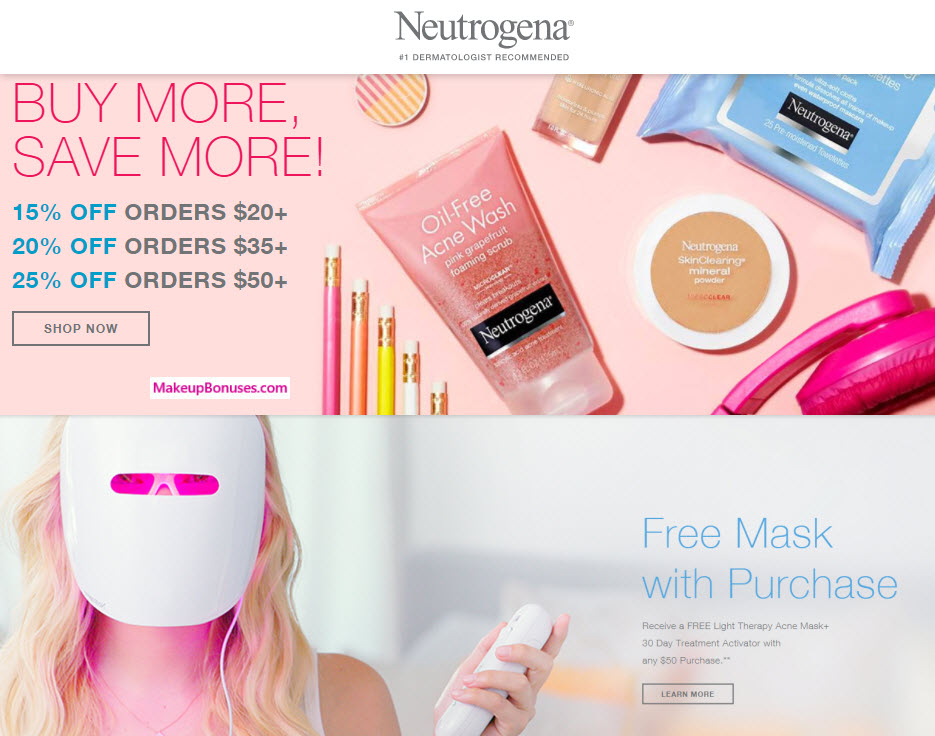 Neutrogena Sale - MakeupBonuses.com