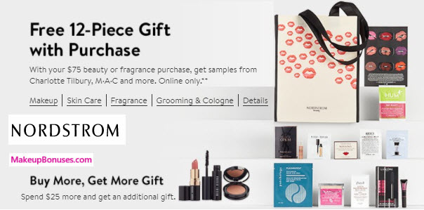 Receive a free 12-pc gift with your $75 Multi-Brand purchase