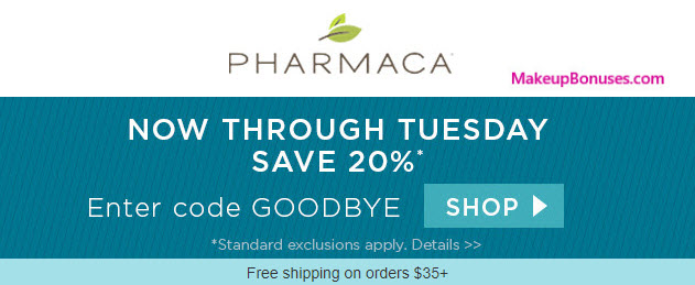 Pharmaca Sale - MakeupBonuses.com