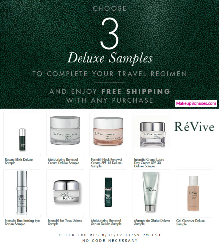 Receive your choice of 3-pc gift with your any RéVive purchase