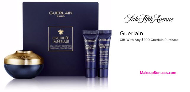 Receive a free 3-pc gift with your $200 Guerlain purchase