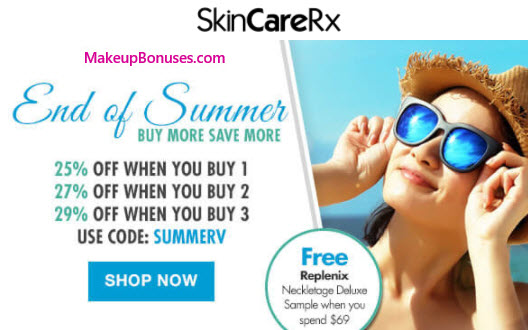 SkinCareRx Sale - MakeupBonuses.com
