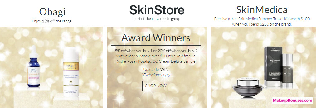 Receive a free 4-pc gift with your $250 SkinMedica purchase