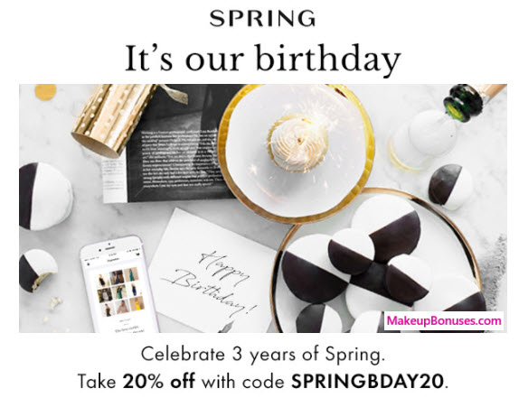 Spring Sale - MakeupBonuses.com