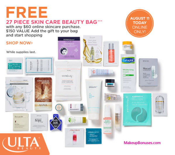 Receive a free 27-pc gift with your $60 Multi-Brand purchase
