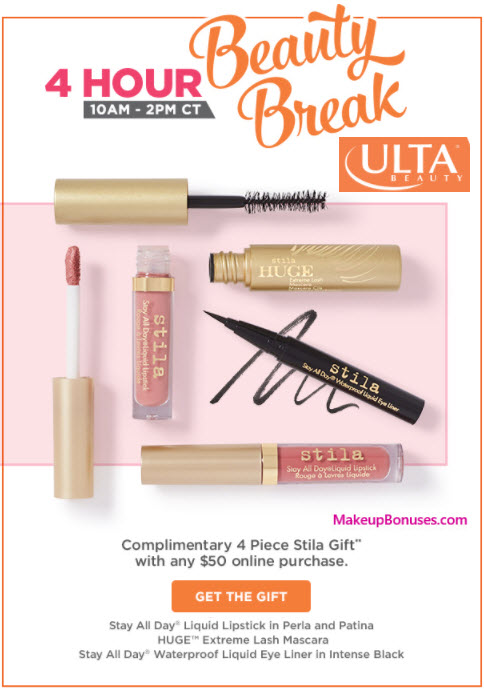 Receive a free 4-pc gift with your $50 Multi-Brand purchase