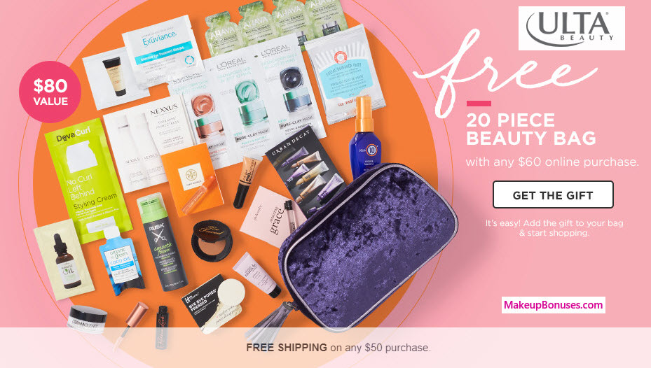 Receive a free 20-pc gift with your $60 Multi-Brand purchase
