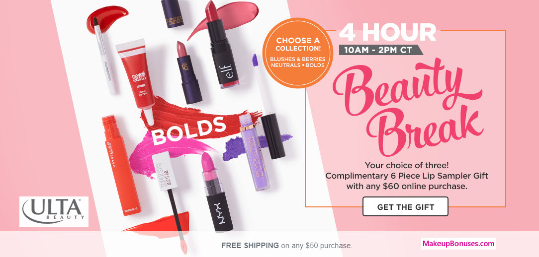 Receive your choice of 6-pc gift with your $60 Multi-Brand purchase
