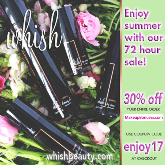 Whish Sale - MakeupBonuses.com