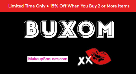 BUXOM Sale - MakeupBonuses.com
