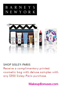 Receive a free 7-pc gift with your $350 Sisley Paris purchase